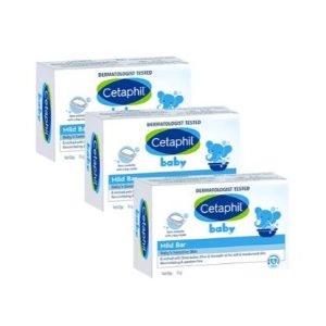 Cetaphil Baby Mild Bar - 75 g (Pack of 3)
