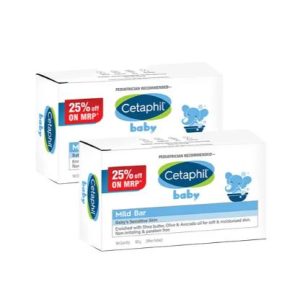 Cetaphil Baby Mild Bar - 100 g (Pack of 2)