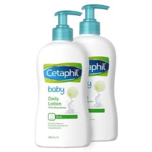 Cetaphil Baby Daily Lotion With Shea Butter - 400 ml(Pack of 2)
