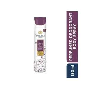 YARDLEY LONDON Women Lace Satin Perfumed Deodorant Body Spray - 96g