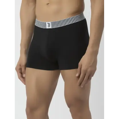 John Players Champion Cotton Trunk in Black - Image 4