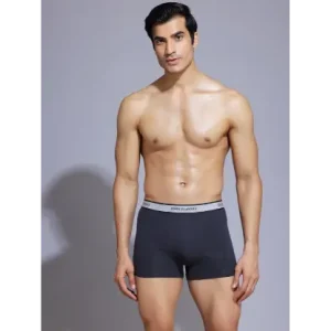 John Players Classic Cotton Trunk in Dark Grey