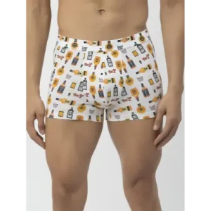 John Players Quirky Cotton Trunk in White