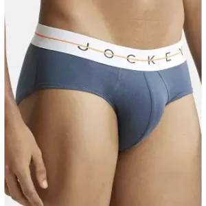 Jockey NY15 Super Combed Cotton Elastane Stretch Solid Men Brief