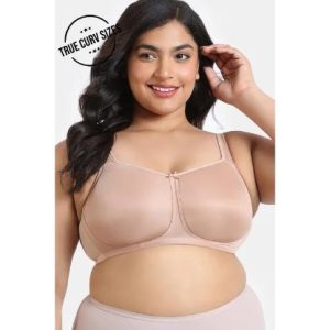 Zivame True Curv Padded Non Wired Full Coverage Minimiser Bra - Roebuck