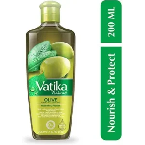 Vatika DABUR Imported Olive Enriched Hair Oil For Nourish & Protect Hair Oil (200 ml)