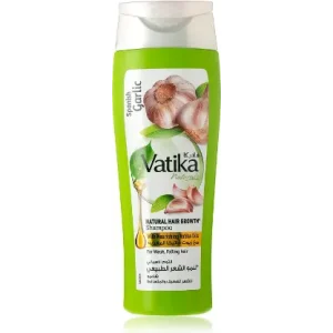 Vatika Spanish Garlic Natural Hair Growth Shampoo With Nourishing Vatika Oil For Weak, Falling Hair - 400m
