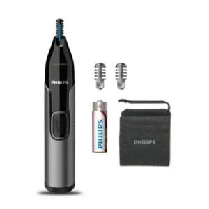 Philips 3000 Series Nose, Ear & Eyebrow Trimmer with Protective Guard System, Gray (NT3650-16)