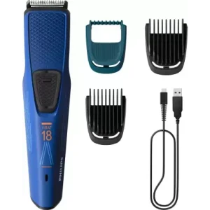 PHILIPS BT1233/28 Trimmer 30 min Runtime 3 Length Settings  (Blue)#JustHere