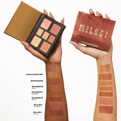 Milani All-Inclusive Eye, Cheek & Face Palette 120 Medium To Deep - Image 4