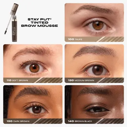 Milani Stay Put Tinted Brow Mousse 100 Taupe - Image 5