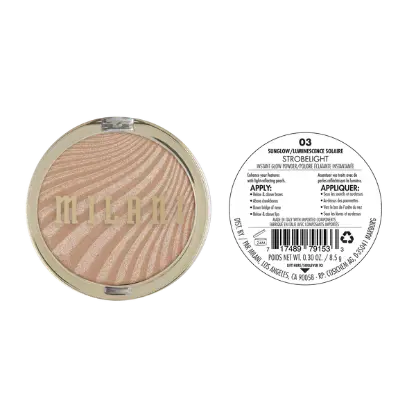 Milani Strobelight Instant Glow Powder Highlighter Sunglow - Image 2
