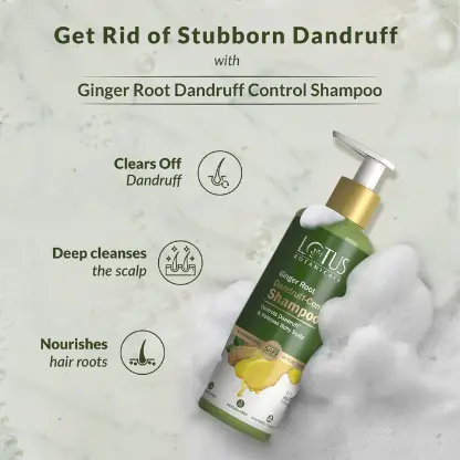 Lotus Botanicals Ginger Root Dandruff-Control Shampoo - Image 4