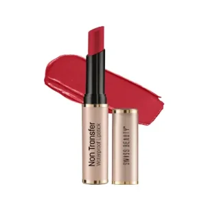 Swiss Beauty Non-Transfer Lipstick  Smoking-Red