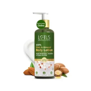 Lotus Botanicals 100% Shea & Almond Body Lotion