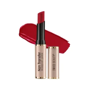 Swiss Beauty Non-Transfer Lipstick  Blood-Red