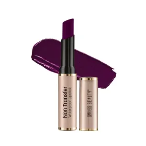 Swiss Beauty Non-Transfer Lipstick  Purple-Villain