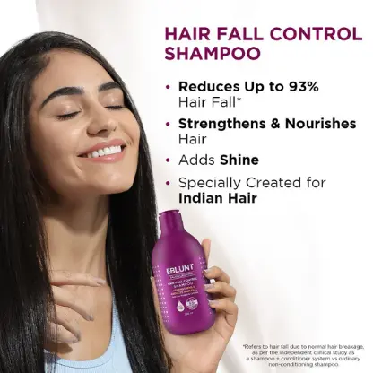 BBlunt Hair Fall Control Shampoo & Conditioner Combo for Stronger Hair - Image 2
