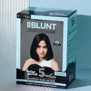 BBlunt Natural Black 5 Minute Shampoo Hair Colour - 20ml X 5