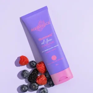 Aqualogica Illuminate+ Oil Free Moisturizer with Wild Berries & Alpha Arbutin for Luminous Glow - 100g