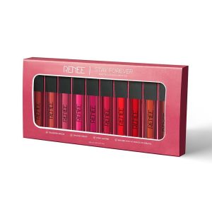 RENEE Stay Forever Matte Liquid Lipsticks Combo of 10, 1ml each 