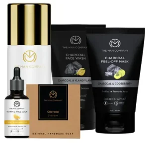 The Man Company Show Stopper Peel Off Mask + Face serum + Face Wash + Body Perfume + Soap