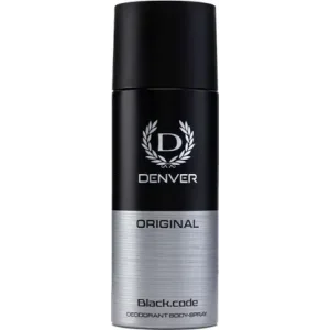 DENVER Original Black.code Deodorant Deodorant Spray - For Men  (180 ml)