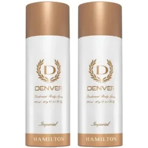 DENVER Imperial Long Lasting Deodorant Spray - For Men  (400 ml, Pack of 2)