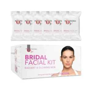 O3+ Bridal facial radiant and glowing skin pack of 6 - 720g (120g X Pack of 6)
