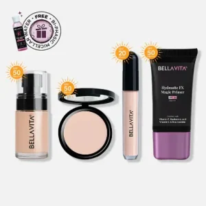 Bellavita Everyday Face Fix Combo - Cool Vanilla