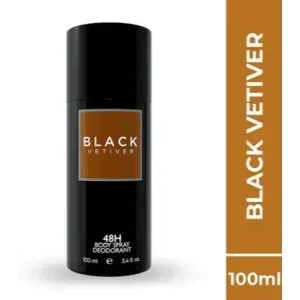 Colorbar Cosmetics BLACK VETIVER 48H BODY SPRAY DEODORANT Body Spray - For Men  (1 ml)