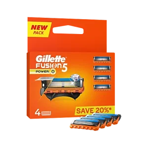 Gillette Fusion Power Blades - For Men, 4 pcs