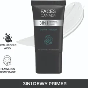FACES CANADA Dewy Primer|Lightweight Hydrating Creamy Texture|Smoothens & Moisturizes Skin Primer - 30 g  (White)