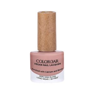 Colorbar Vegan Nail Lacquer - Pep Talk | Paraben Free | Glossy Finish | LONG LASTING | Liquid Form.