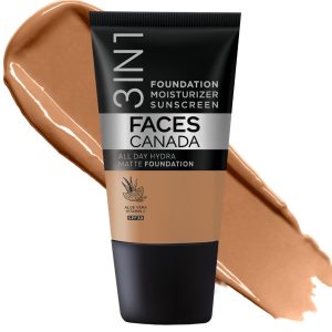 FACESCANADA Cream All Day Hydra Matte Foundation - Mini | 3in1 Foundation + Moisturizer + SPF 30