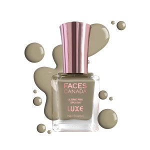 FACES CANADA Ultime Pro Splash Luxe Nail Enamel - Olive Shadow (L39), 12ml