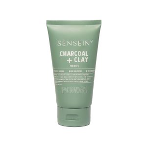 Brillare Charcoal & Clay Face Wash for Men, Deep Cleansing, Exfoliating & Detoxifying with Cooling Effect, Brightening & Anti-Pollution, Daily Use Facewash - 100ml