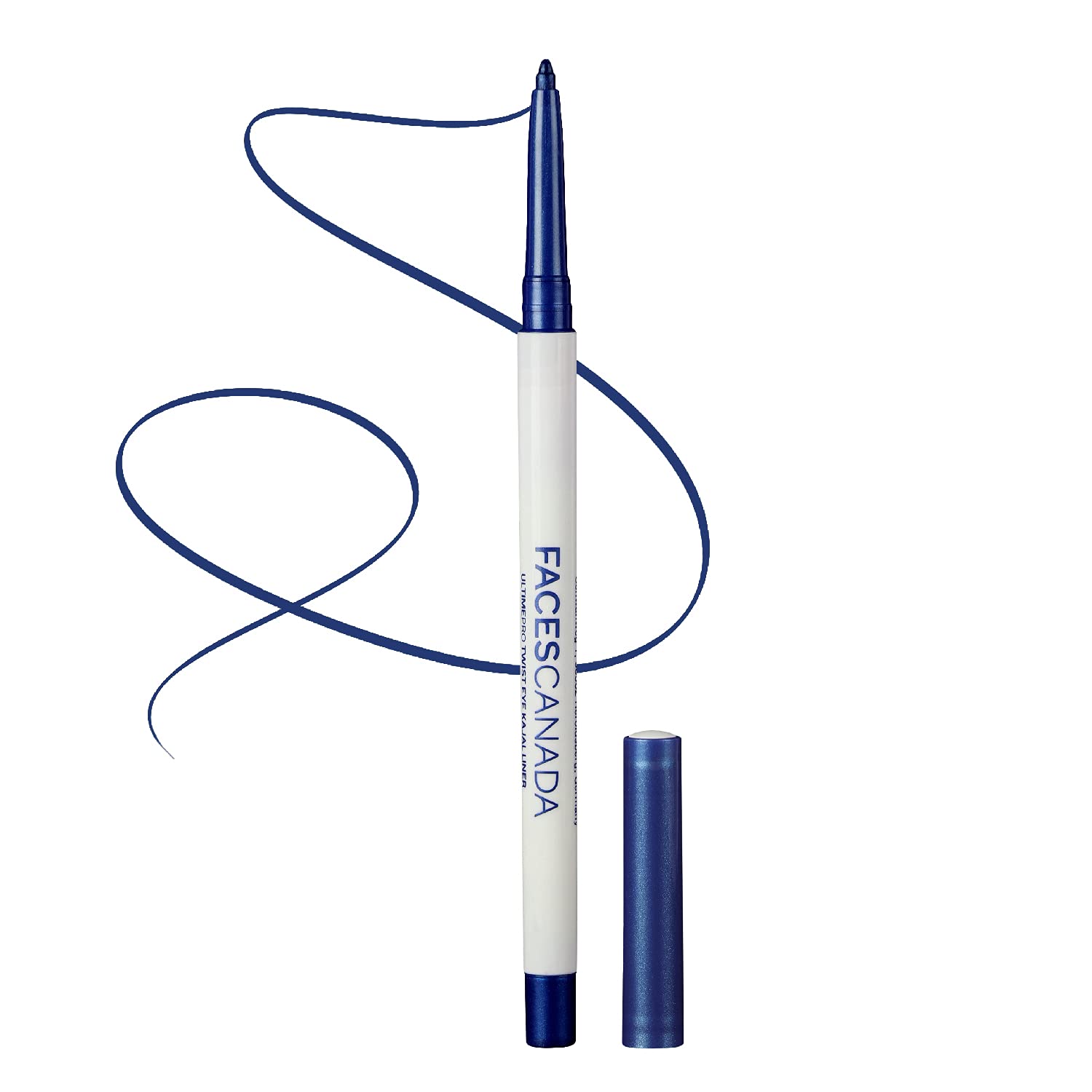 FACESCANADA Ultime Pro Twist Metallic Eye Kajal Liner stick - Azure,0.35G