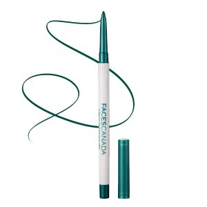 FACESCANADA Ultime Pro Twist Eye Metallic Kajal Liner stick - Green,0.35G