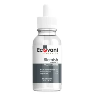 COLOR BAR  Blemish Control Face Serum For Dark Spots & Pigmentation Removal – Oil Free Organic Skin Lightening with Kojic 4% & Liquorice 2%