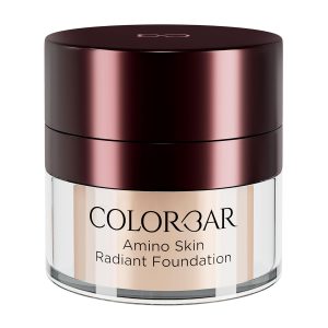 Colorbar Amino Skin Radiant Cream Foundation (Beige Mild 003, 15g) | Smooth and Satin finish | High-coverage | Suitable for all skin types