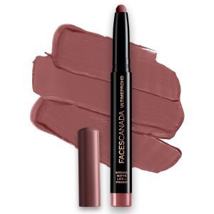 FACES CANADA Ultime Pro HD Intense Matte Lipstick + Primer - Russet (Brown), 1.4g | 9HR Long Stay | Flawless HD Matte Finish | Intense Color | Lightweight | Smooth Glide | Primer Infused