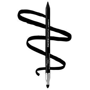 FACES CANADA Ultime Pro Intense Gel Kajal With Smudger & Sharpener - Black, 1.2 g