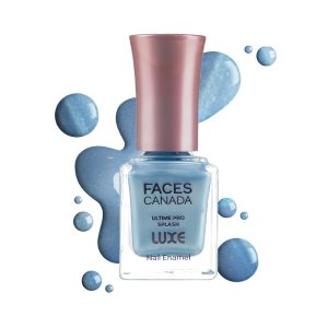 FACES CANADA Ultime Pro Splash Luxe Nail Enamel - Aquamarine Aura (L66), 12ml