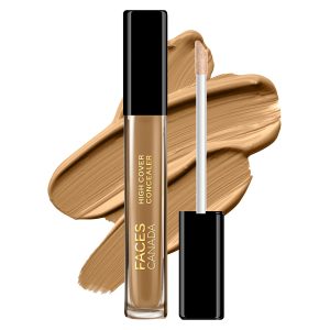 FACES CANADA High Cover Concealer - Walnut Spice 05, 4ml | High Coverage Liquid Concealer | Blends Easily | Natural Finish | Covers Spots, Blemishes & Dark Circles | With Shea Butter & Vitamin E