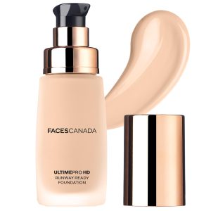 FACES CANADA Ultime Pro Hd Runway Ready Foundation - Natural Ivory 01, 30ml | Dewy Finish | Glass Skin Effect | Luxurious Formula | Lightweight & Breathable | Silky Smooth Texture | No Dryness or Oiliness | Vitamin E & Hyaluronic Acid