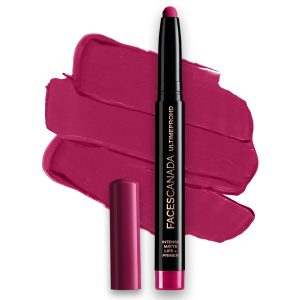 FACES CANADA Ultime Pro HD Intense Matte Lipstick + Primer - Chestnut (Red), 1.4g | 9HR Long Stay | Flawless HD Matte Finish | Intense Color | Lightweight | Smooth Glide | Primer Infused