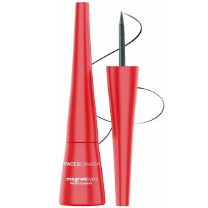 FACES CANADA Magneteyes Eyeliner - Black, 4.5ml | Intense Matte Finish