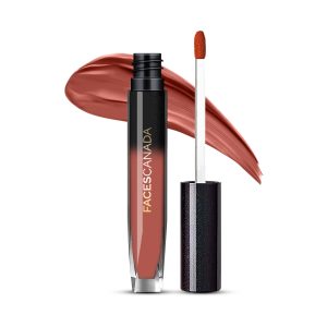 FACES CANADA Comfy Silk Liquid Lipstick - Soulful Brown 01, 3ml