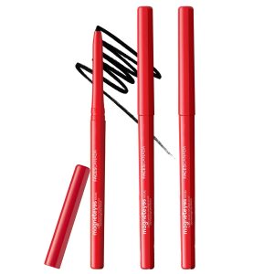 FACESCANADA Magneteyes Matte Finish Kajal 2 In 1 Black & Magnet Eyes Kajal, Waterproof, Black 0.35g